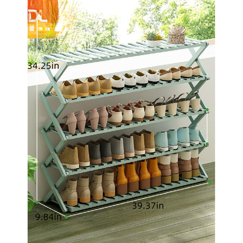 Rebrilliant Pair Shoe Rack Wayfair